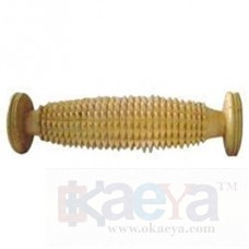 OkaeYa Acupressure Foot Roller - IV Plain Wooden